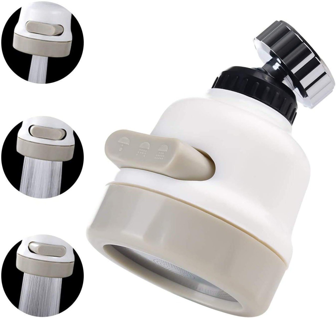 1589 Rotatable Splash Proof 3 Modes Water Saving Nozzle Filter Faucet Sprayer 1589 Rotatable Splash Proof 3 Modes Water Saving Nozzle Filter Faucet Sprayer